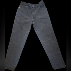 Levi’s 550 Relaxed Fit Jeans Women’s 12 Black Tapered Leg Stretch